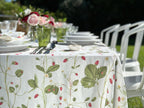 Summerill & Bishop Fraises des Bois Linen Tablecloth