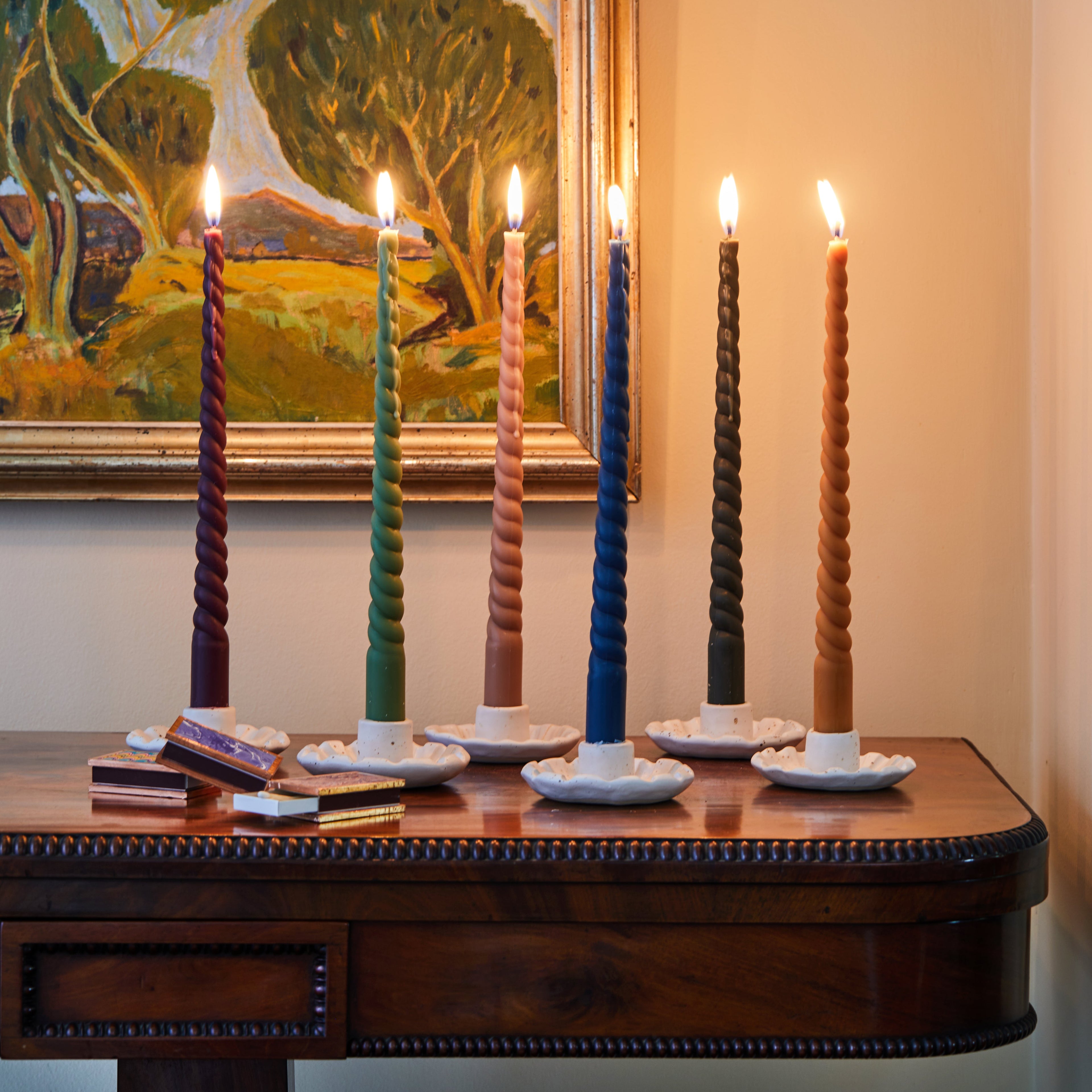 Barley Twist Candles, Lichen