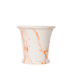 Christopher Spitzmiller Marbled Cachepot, Orange