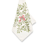 Summerill & Bishop Mistletoe Kiss Linen Napkin