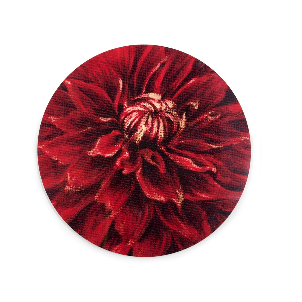 Summerill & Bishop Set of four Dahlia Round Cork-Backed Placemats