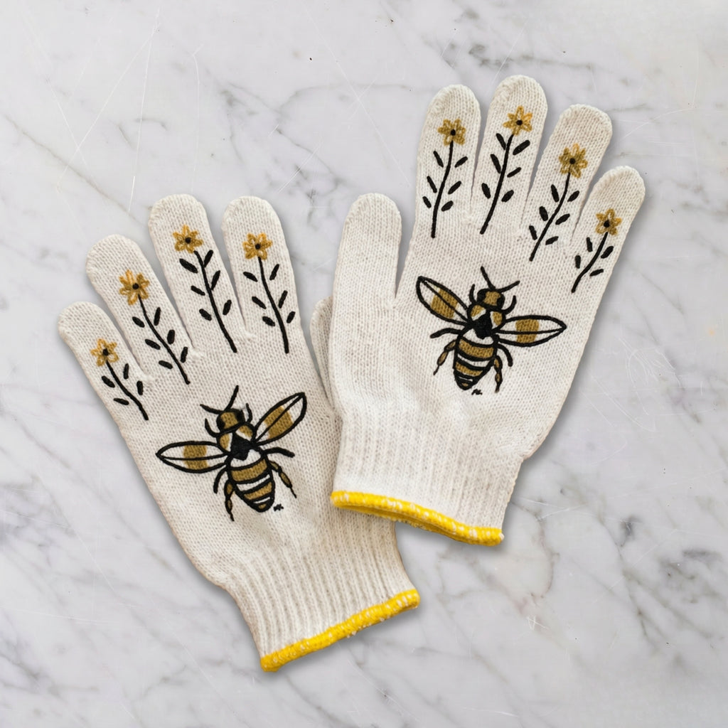 Bee Gardening Gloves