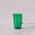 Murano Glass Pitcher, Marine Green & Green