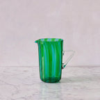 Murano Glass Pitcher, Marine Green & Green