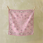 Summerill & Bishop 'Bandana' Linen Napkin in Rose Pink