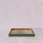 Summerill and Bishop Gold Leaf Lacquered 'Paris Map' Tray