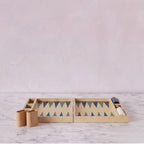 Backgammon Set, Azure Swirl