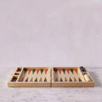 Travel Backgammon Set, Salmon Swirl