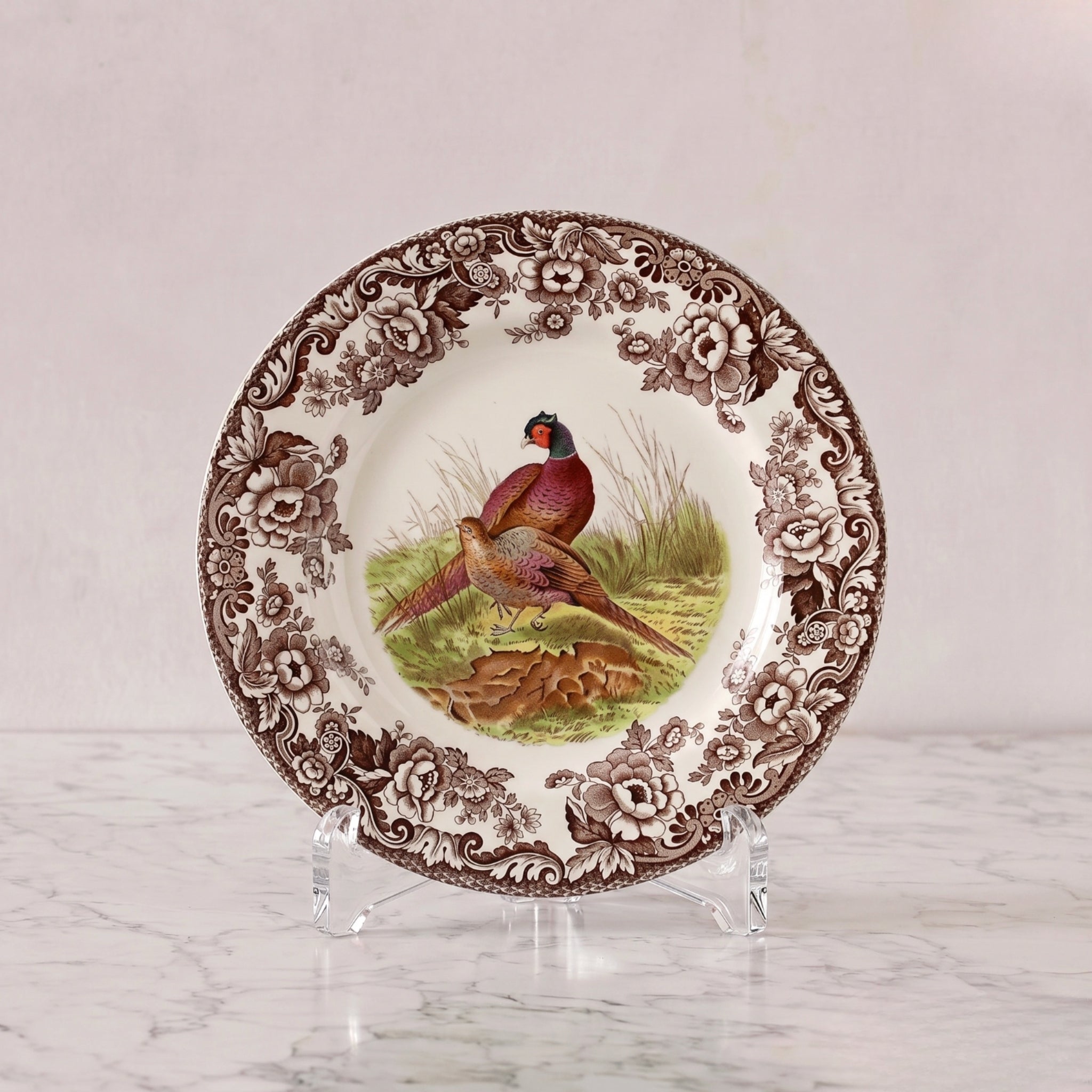 Spode Woodland Plate, Pheasant