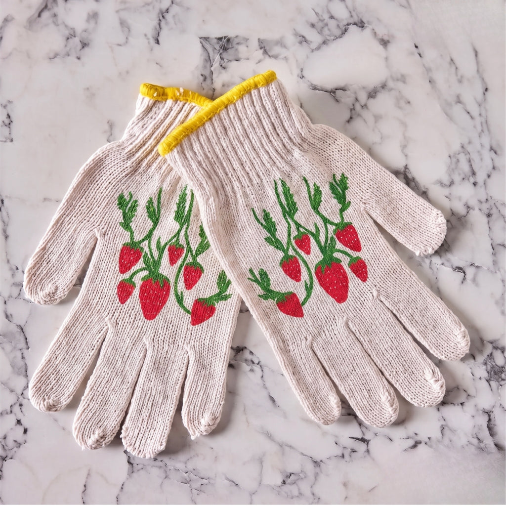 Strawberry Gardening Gloves