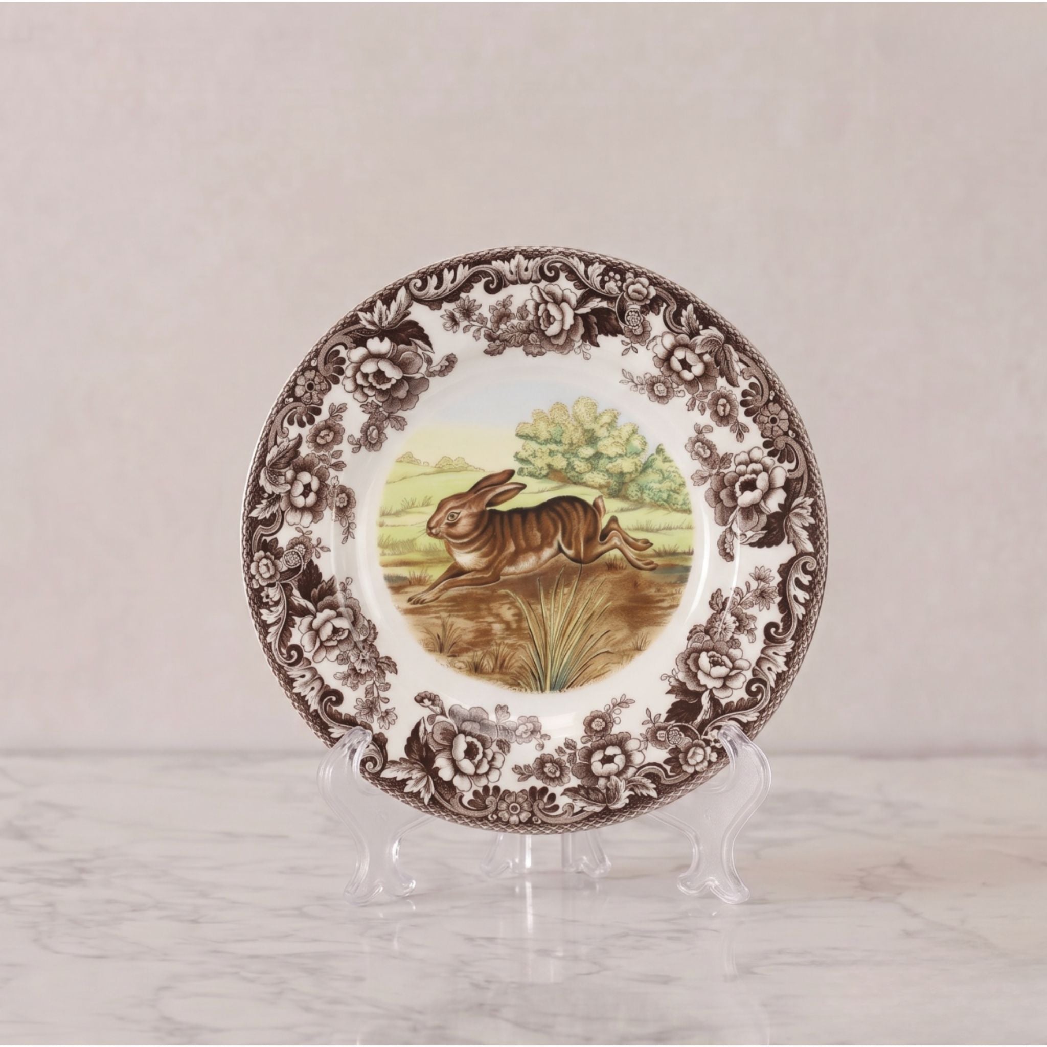 Spode Woodland Plate, Rabbit