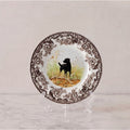 Spode Woodland Plate, Black Lab