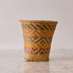 Vintage Mississippi Choctaw Basket, Earth Tone