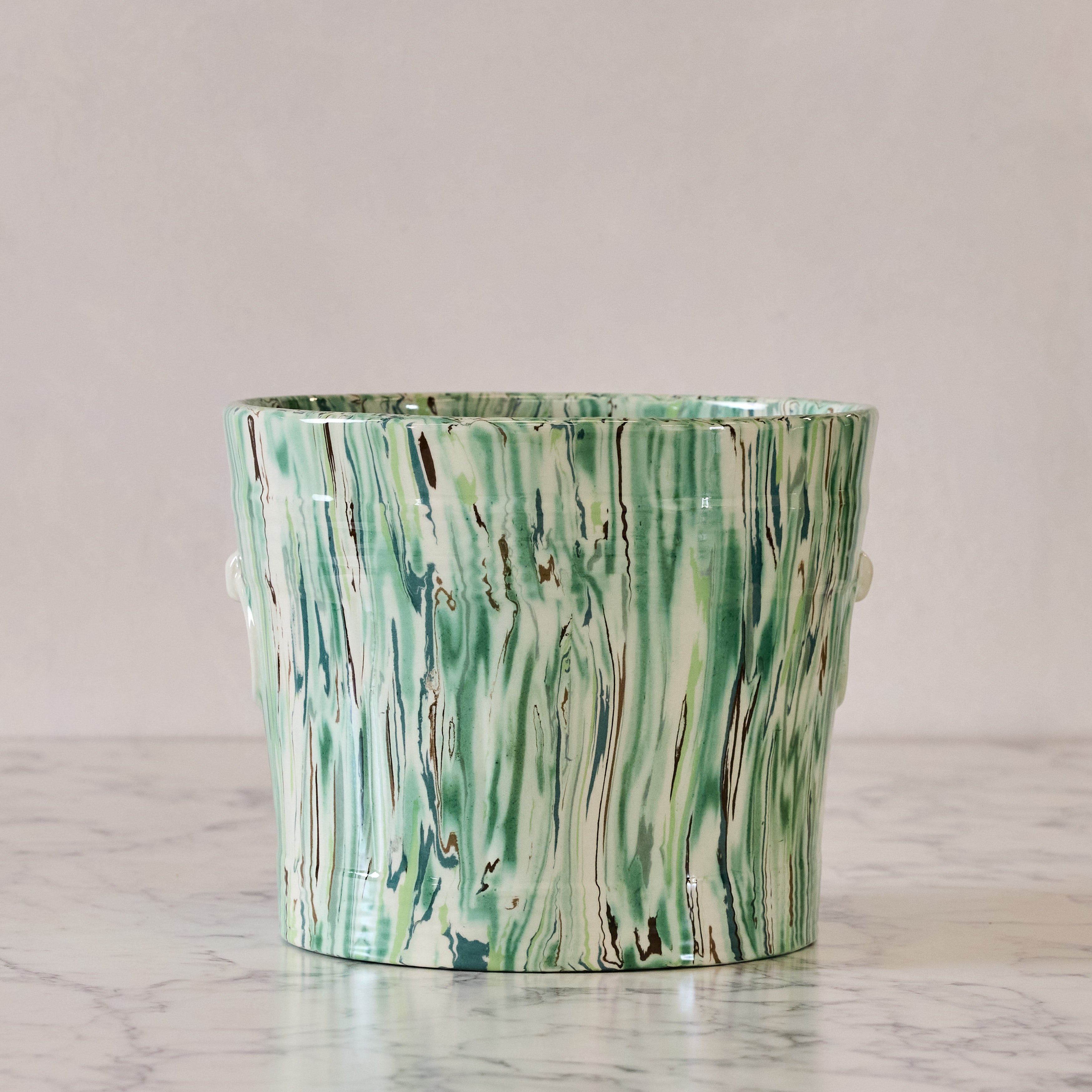 Terre Mêlée Cachepot with Faux Handles