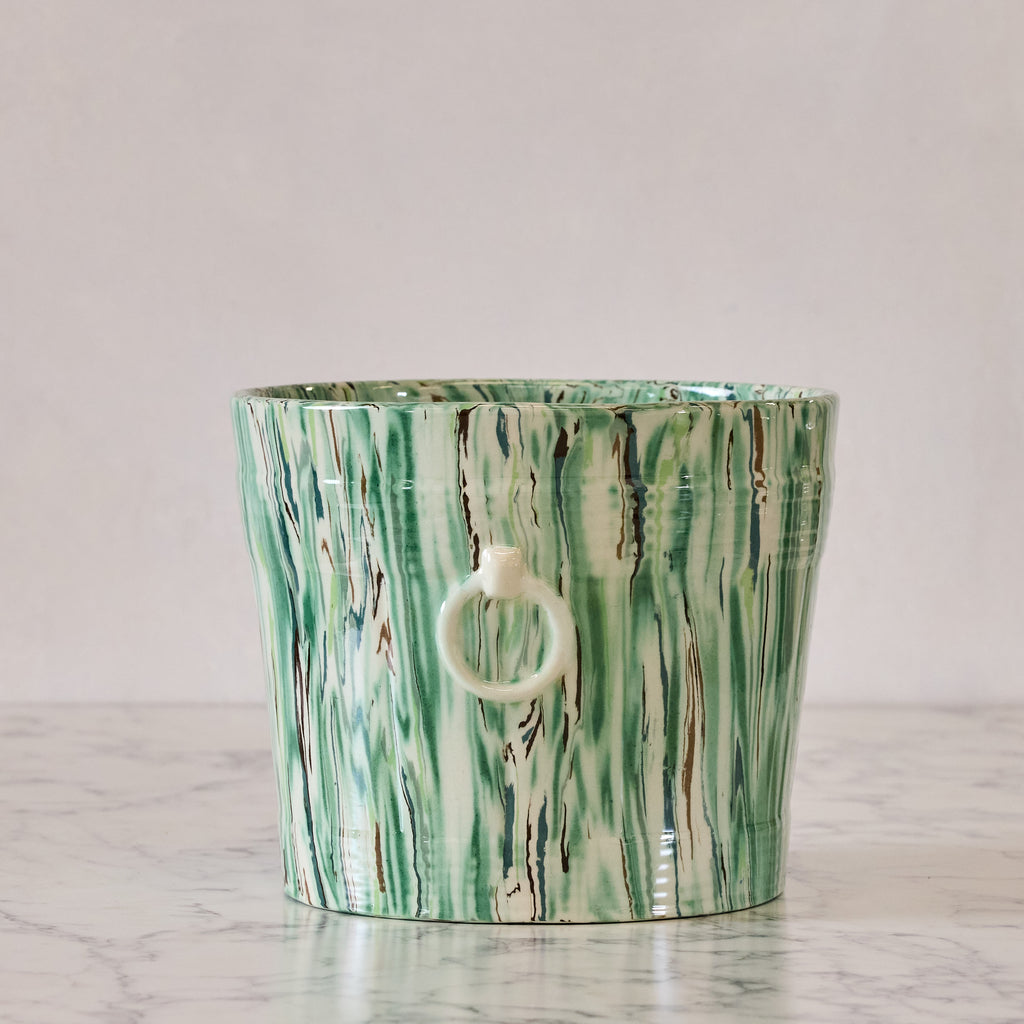 Terre Mêlée Wine Cooler with Faux Handles