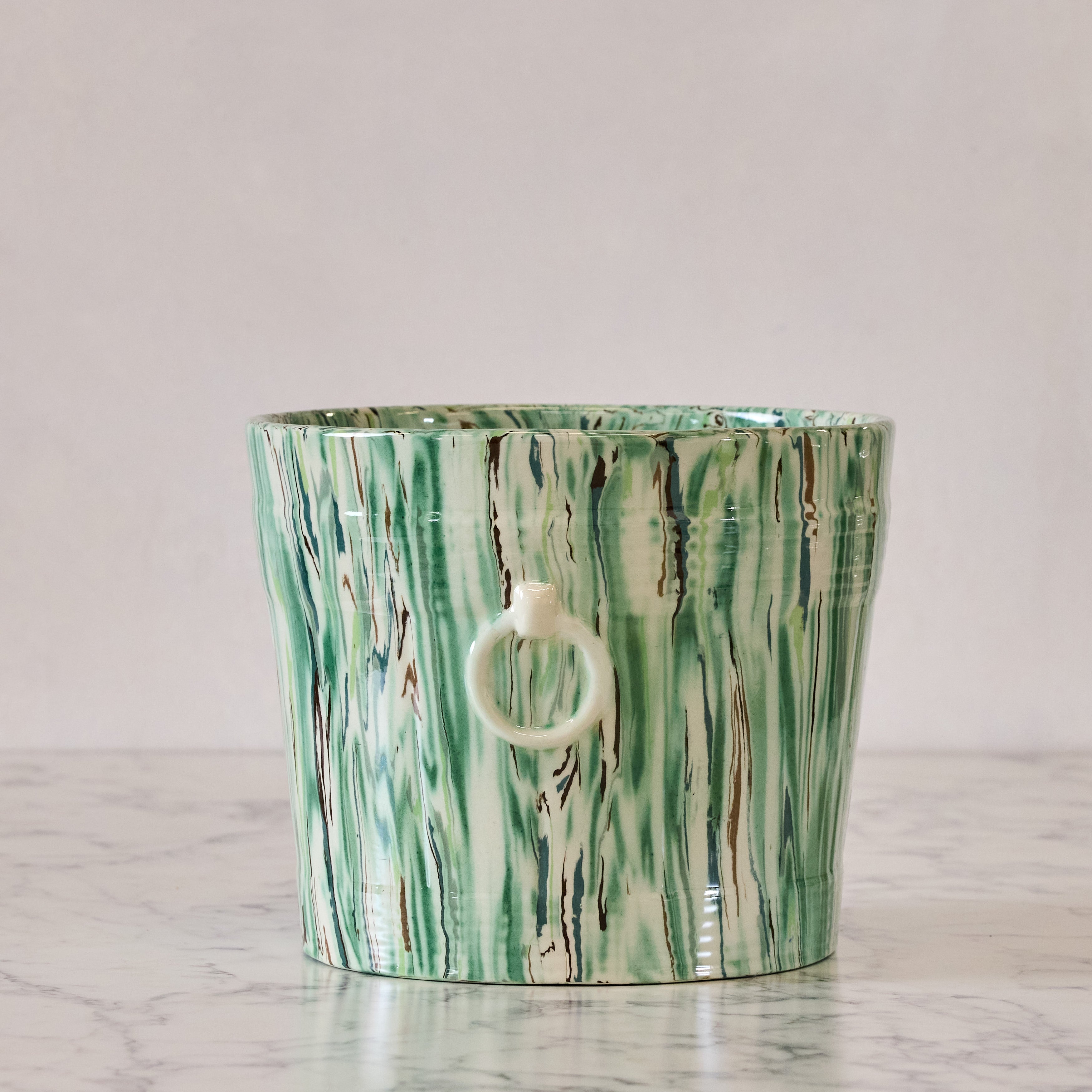 Terre Mêlée Cachepot with Faux Handles