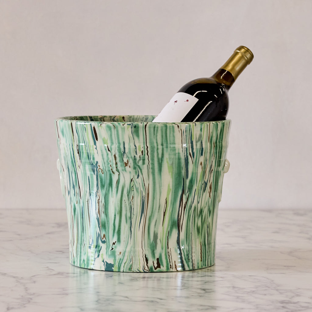 Terre Mêlée Wine Cooler with Faux Handles