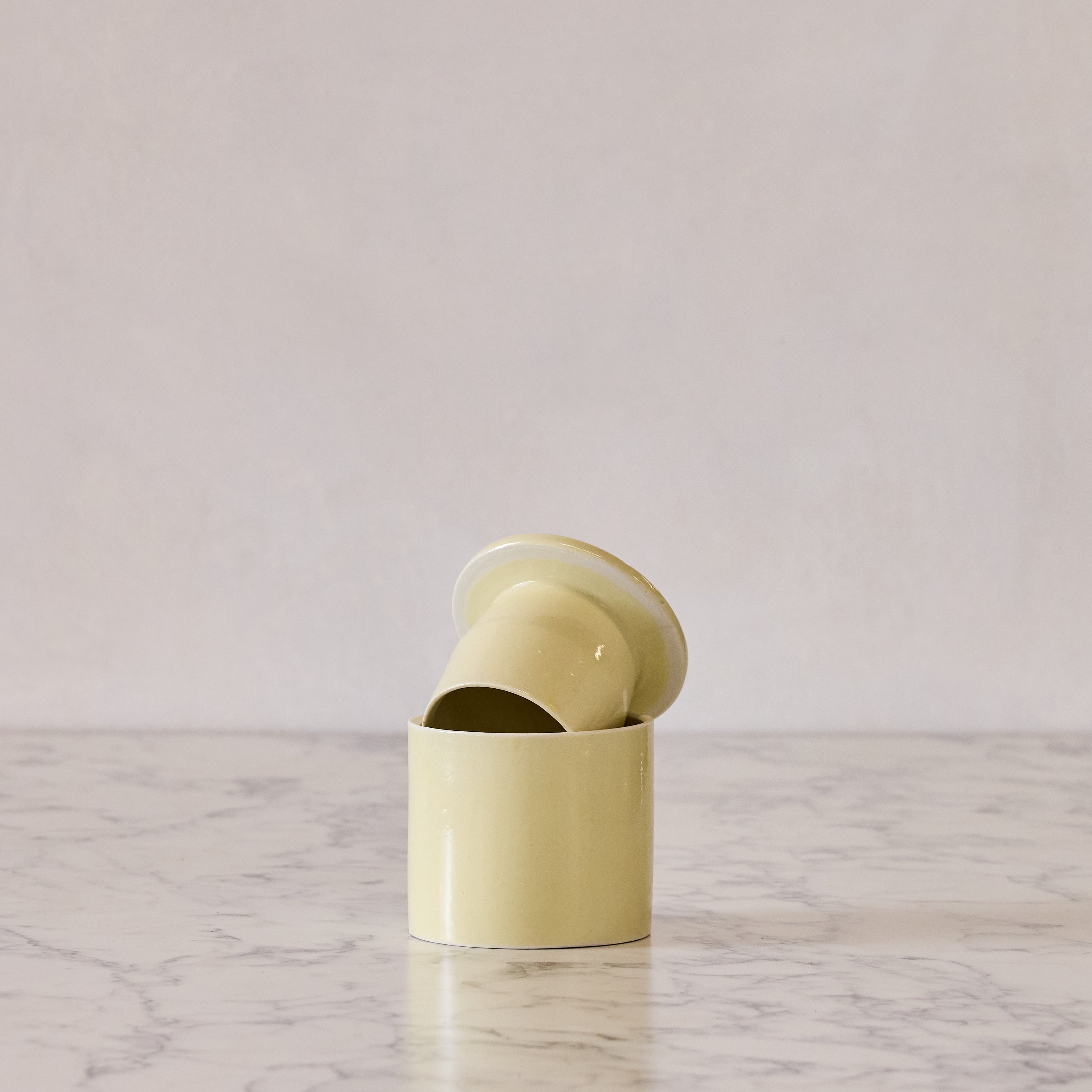 Ceramic Butter Keeper in Buttercup