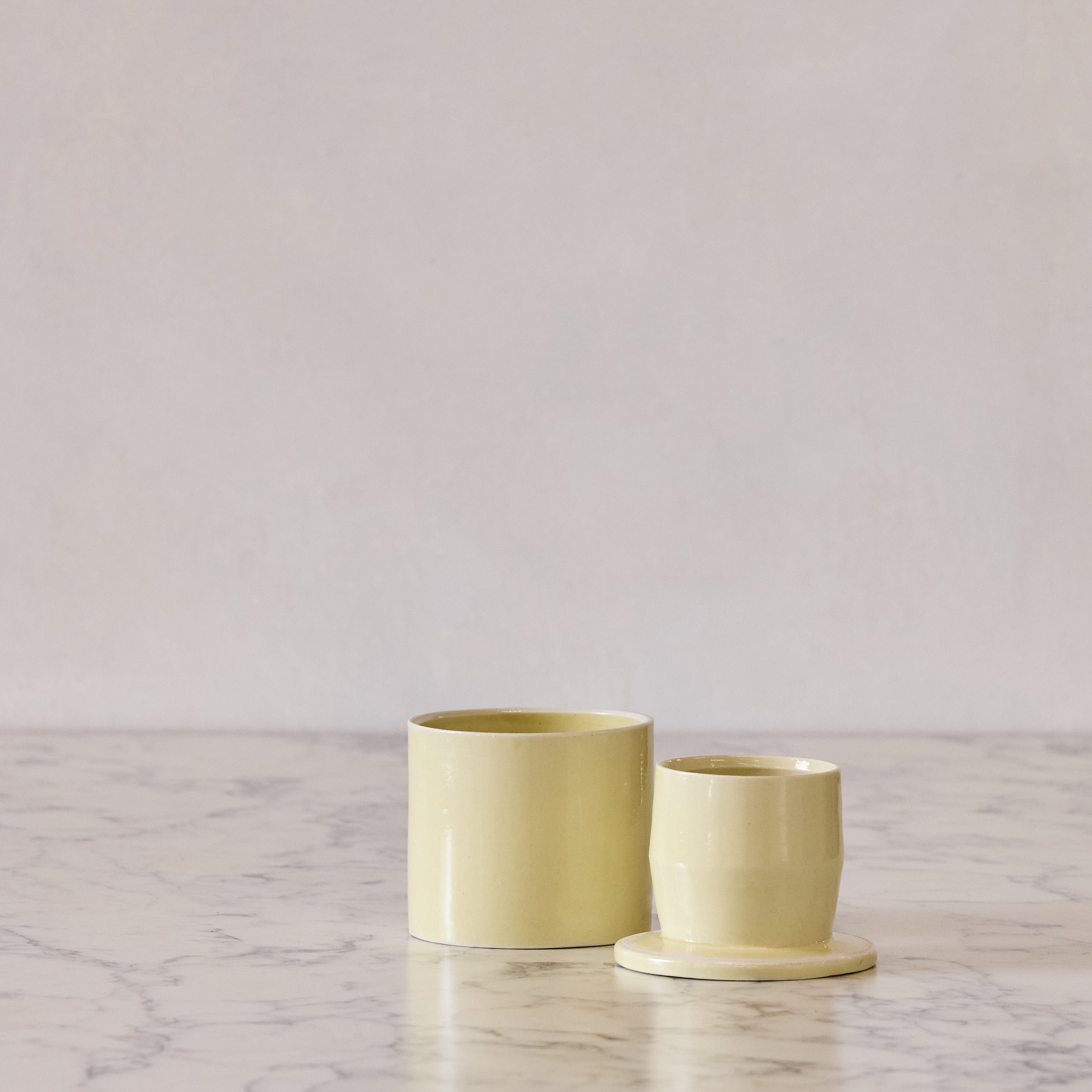 Ceramic Butter Keeper in Buttercup