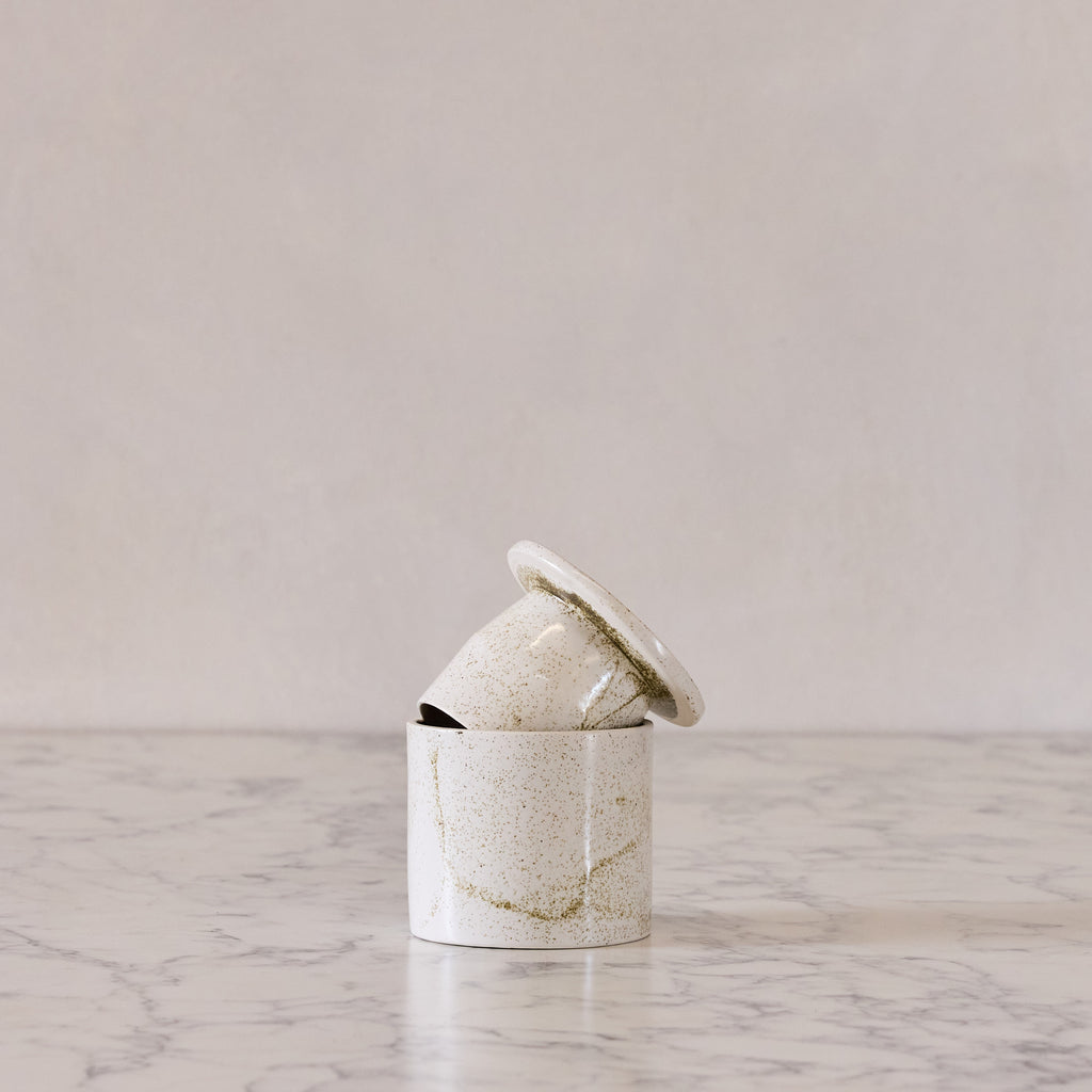 Ceramic Butter Keeper in Toasted Marshmallow