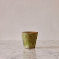 Small Aged Harlequin Terracotta Planter