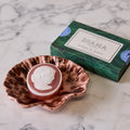 Brown on Rose Shell Dish and Soap Gift Set, Multiple Options