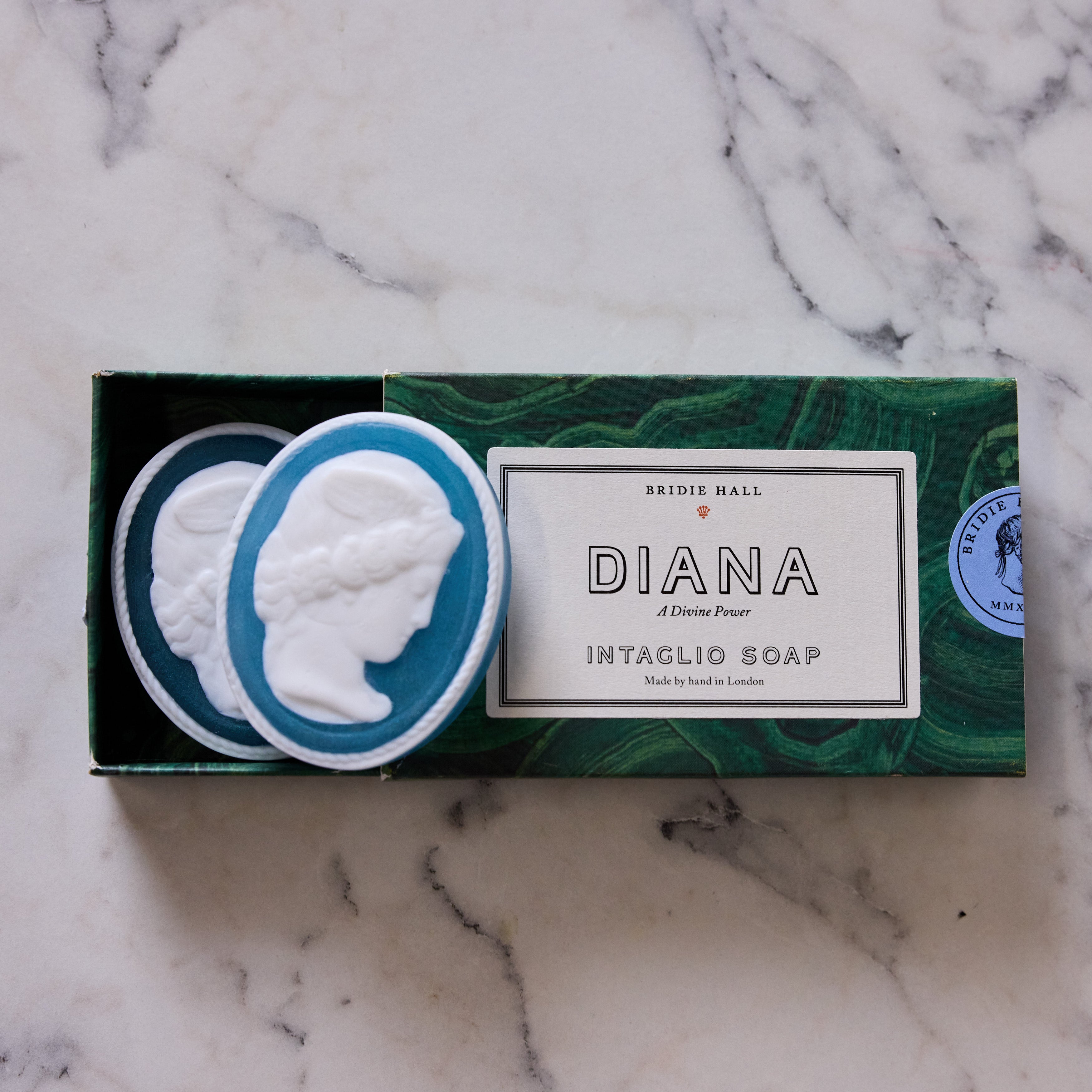 Diana Intaglio Soaps, Aqua Minerals & Sea Kelp