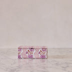 Block-Print Keepsake Box in Pink Trellis, Large