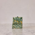 Marbled Keepsake Box in Peacock, Small