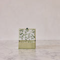 Block-Print Keepsake Box in Green Trellis, Small