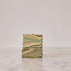 Block-Print Keepsake Box in Moss, Small