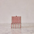 Block-Print Keepsake Box in Mint Rose, Small