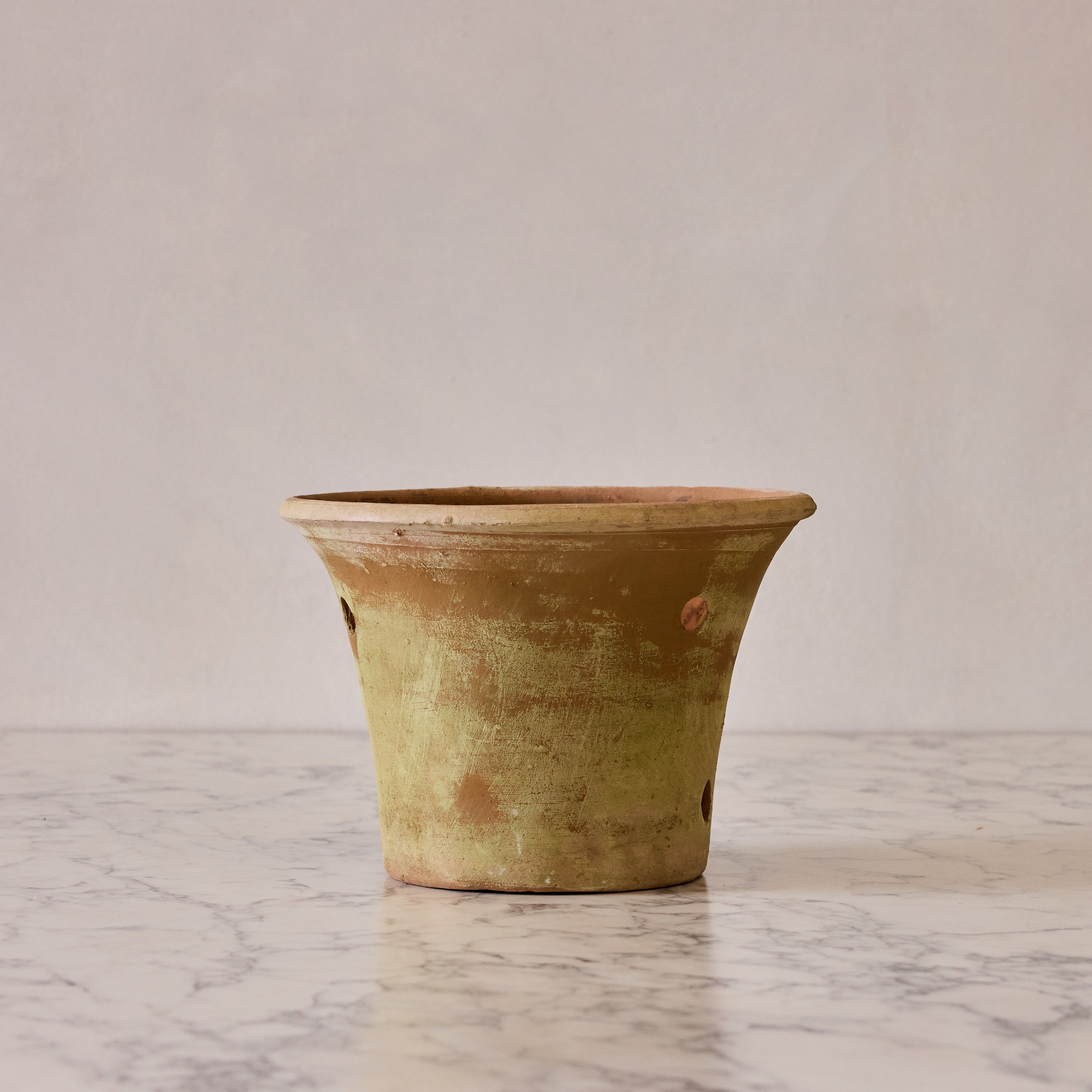 Large Orchid Terracotta Planter