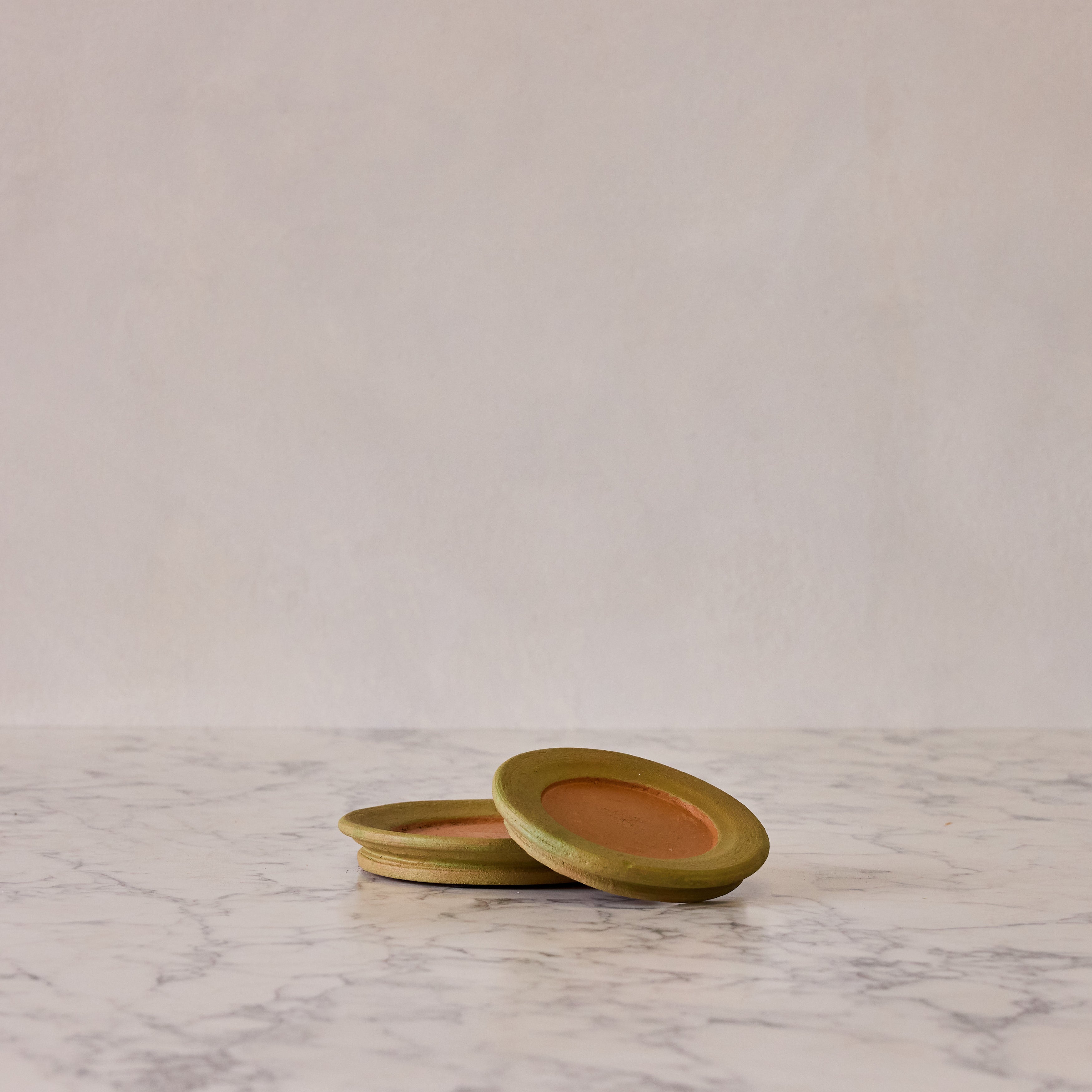 Aged Terracotta Saucers