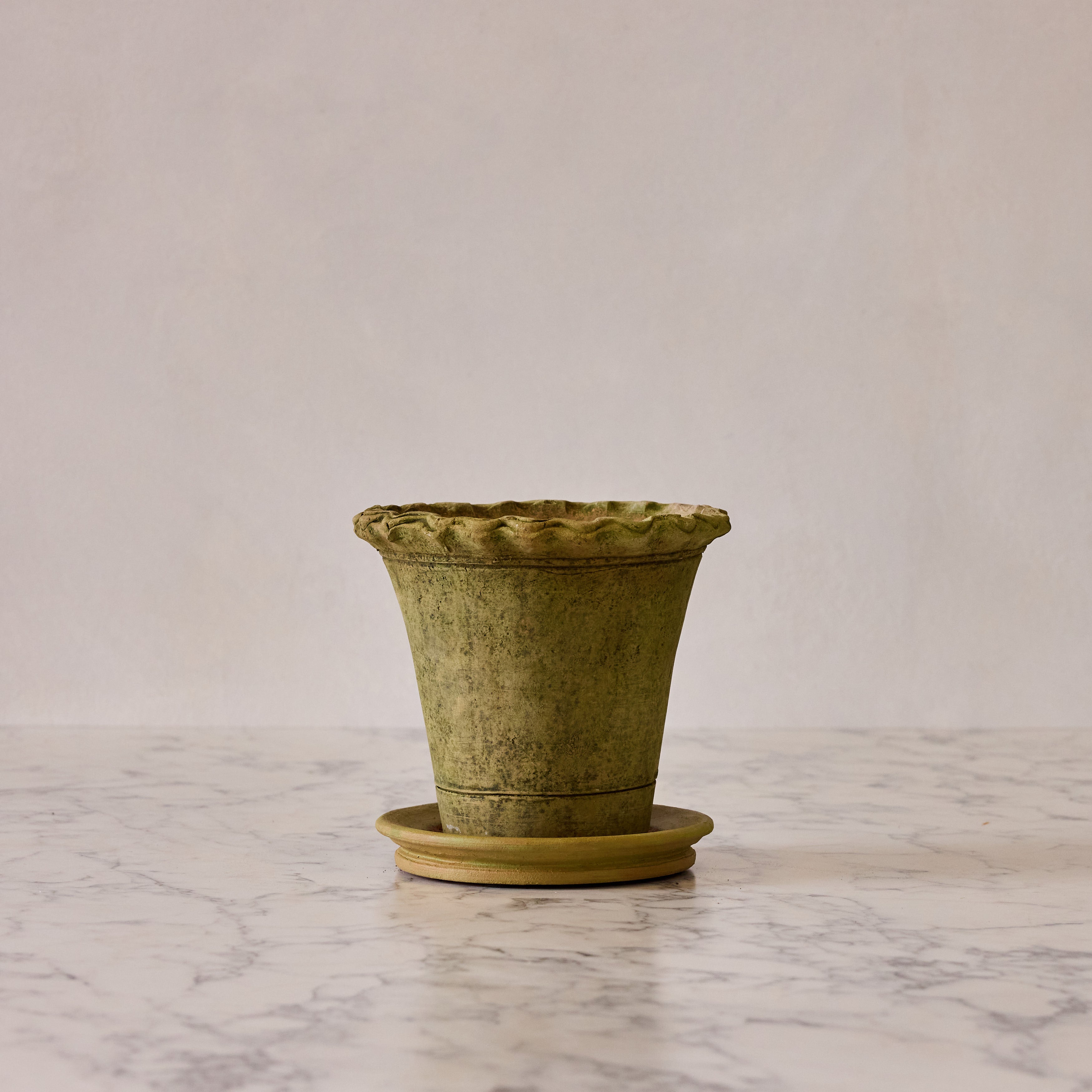 Aged Terracotta Saucers