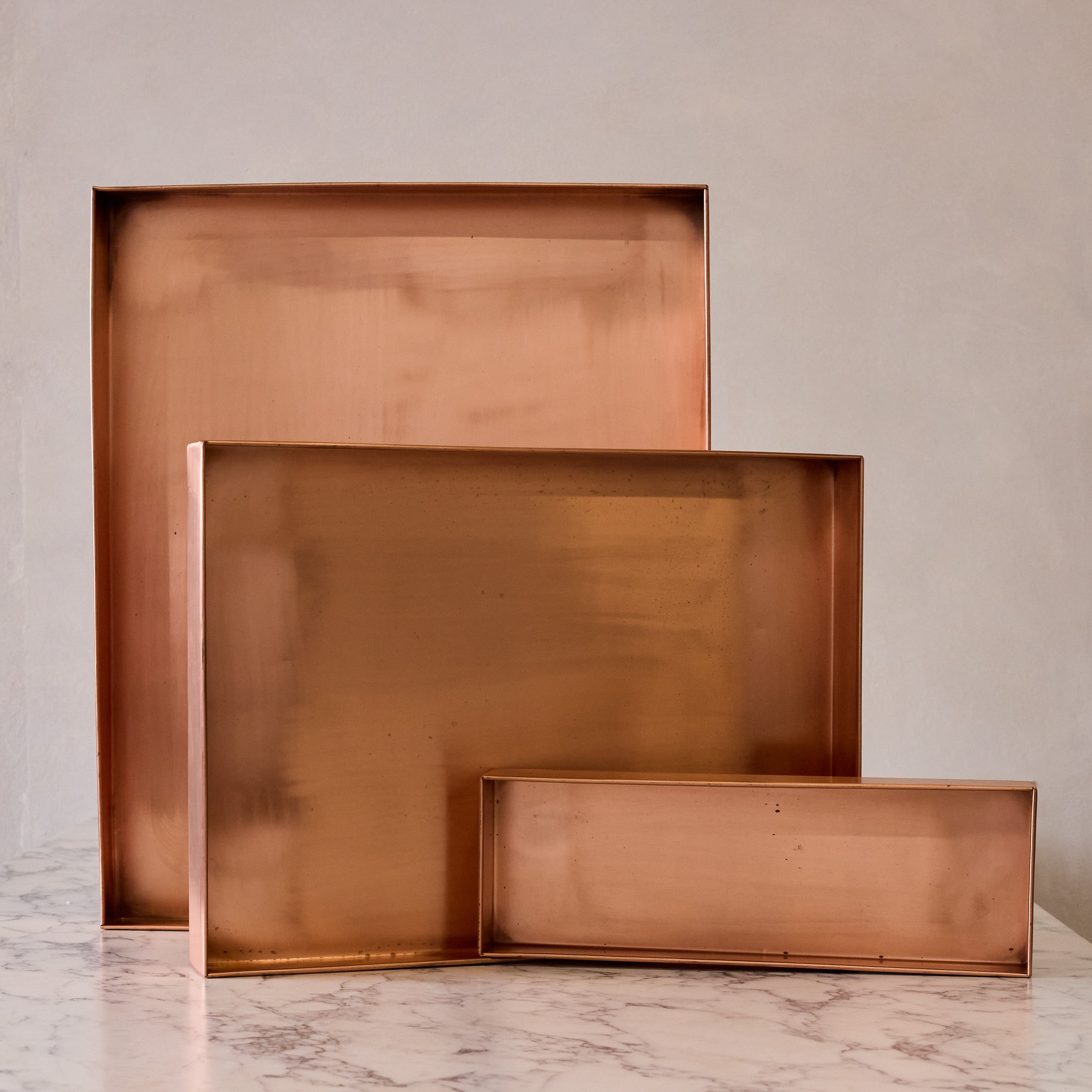 Rectangular Copper Tray