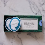 Brown on Rose Shell Dish and Soap Gift Set