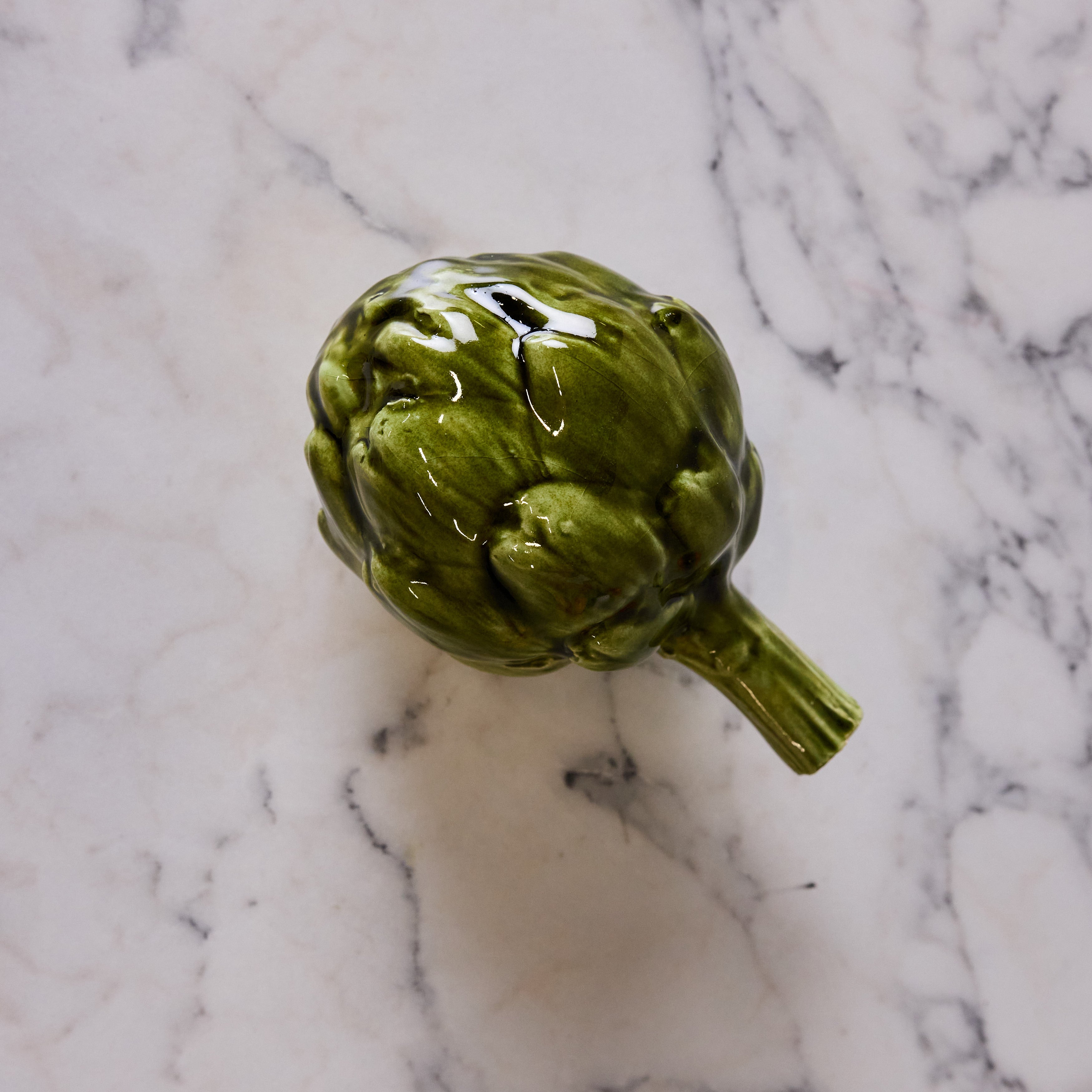 Hand Enameled Ceramic Artichoke