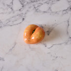 Hand Enameled Ceramic Peach