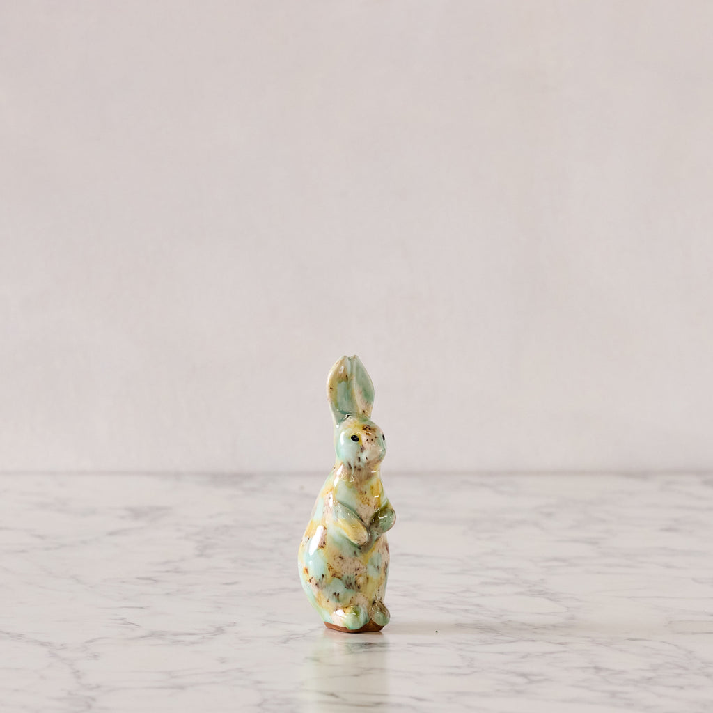 Small Standing Bunny, Bisque