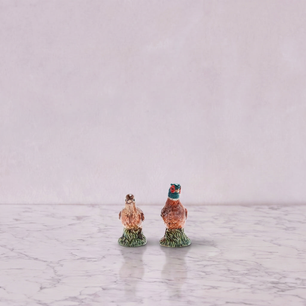 Spode Woodland Pheasant Salt & Pepper