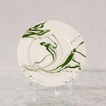 Christopher Spitzmiller Marble Dinner Plate, Dark Green