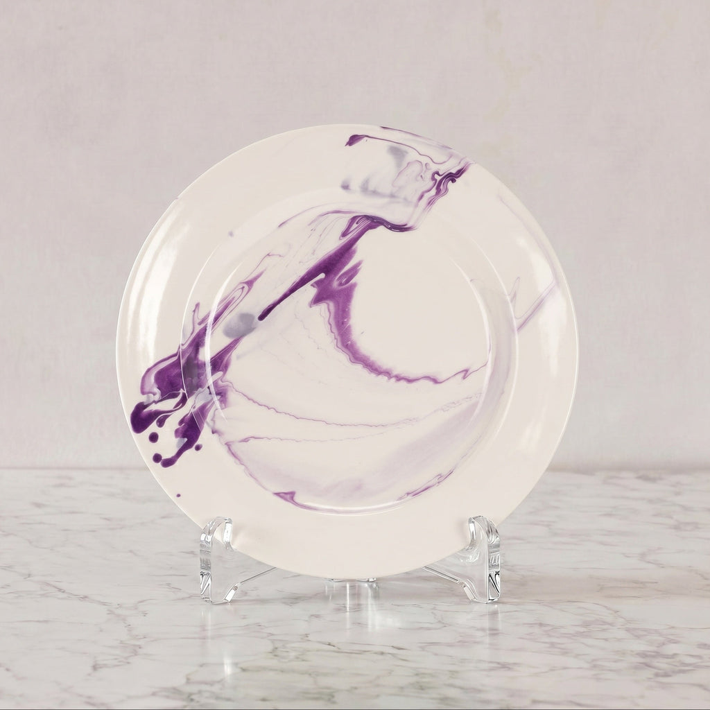 Christopher Spitzmiller Marble Dinner Plate, Lilac