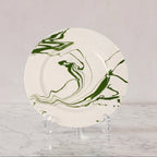 Christopher Spitzmiller Marble Dinner Plate, Dark Green