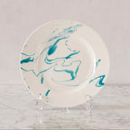 Christopher Spitzmiller Marble Dinner Plate, Turquoise