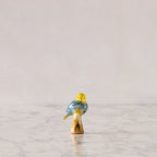 Songbird on Branch, Yellow, Blue