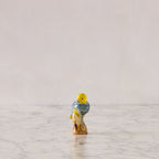 Songbird on Branch, Yellow, Blue