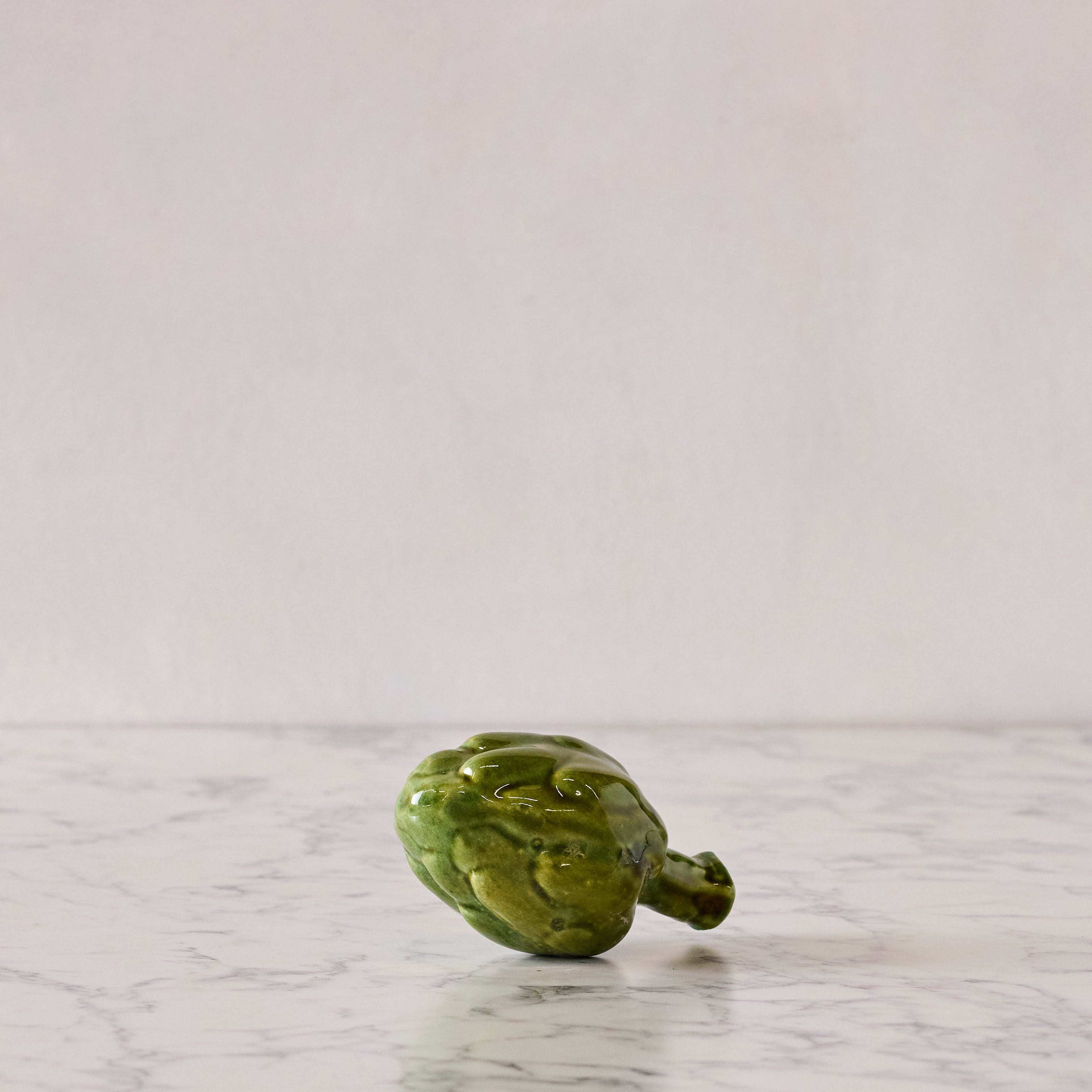 Hand Enameled Ceramic Artichoke
