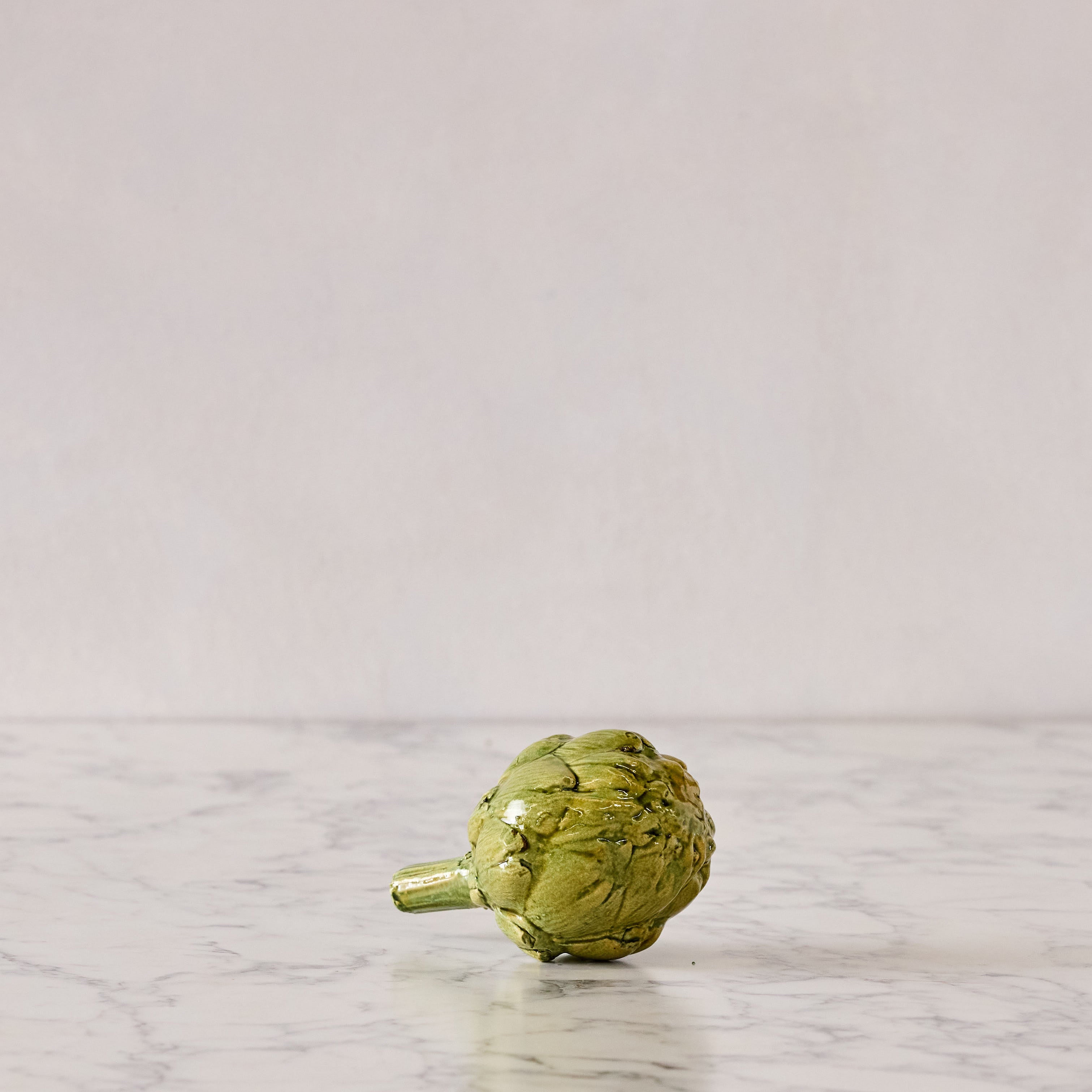 Hand Enameled Ceramic Artichoke