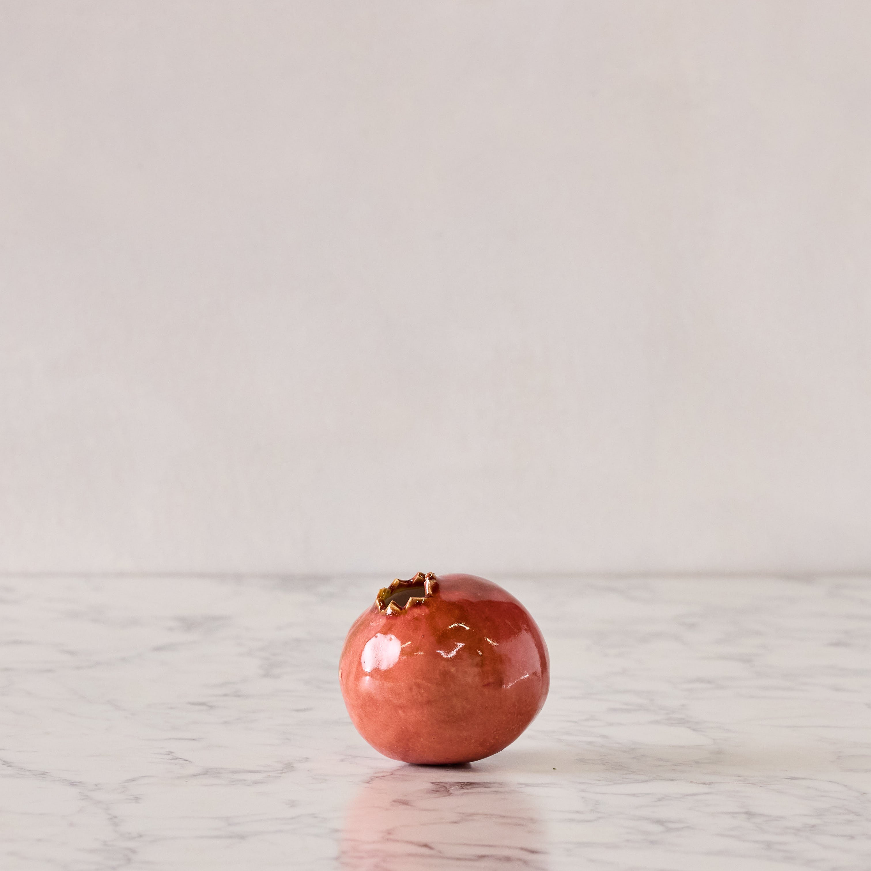 Hand Enameled Ceramic Pomegranate